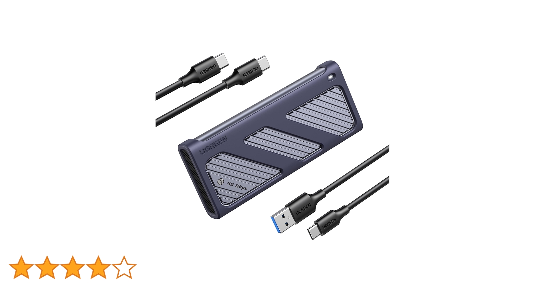 新品未開封！　UGREEN M.2 SSD USB4 40Gbps 外付けケース Amazon.co.jp: UGREEN M.2 SSD 外付けケース 【USB4 40Gbps】 M